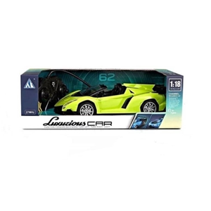  ماشین کنترلی لامبورگینی وننو سبز Lamborghini Veneno Roadster Green metallic 1:18-اسباب بازی